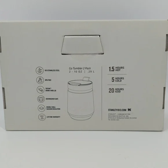 Stanley NWT Pink 2 Pack Everyday Go Tumbler 2 x 10 oz - Picture 3 of 9